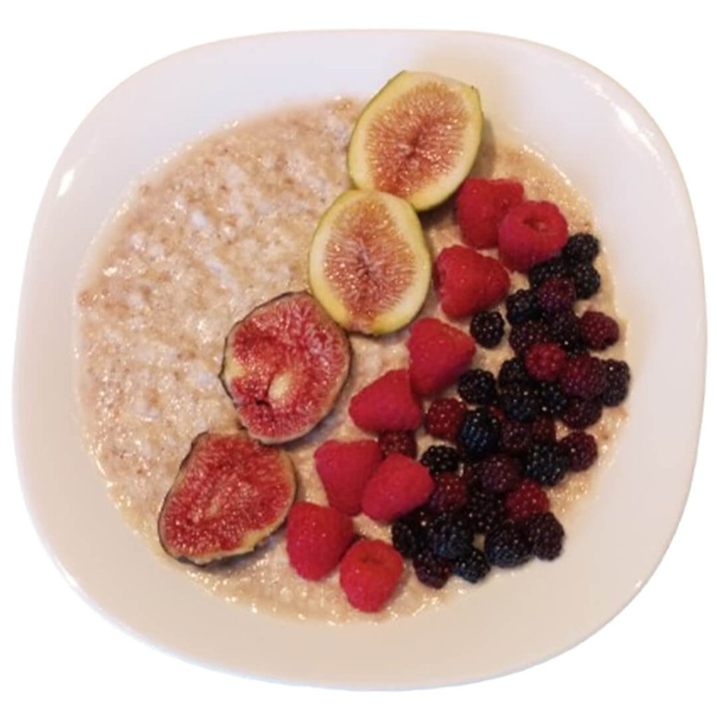 Mingau proteico de aveia